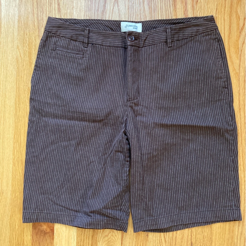 EUC Saint John’s Bay Striped Bermuda Shorts